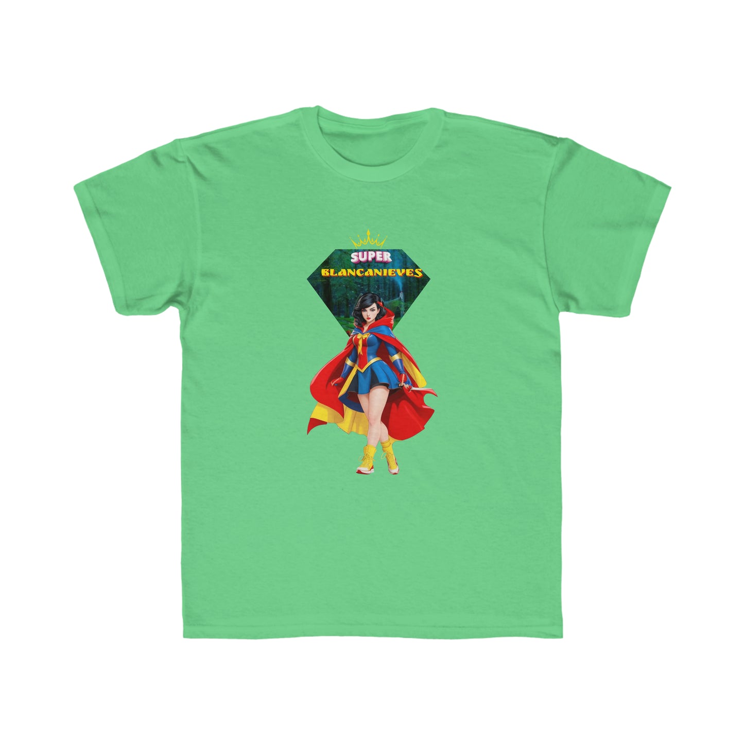 Camiseta de corte regular para niños - Princesas Heroína Blancanieves - 05