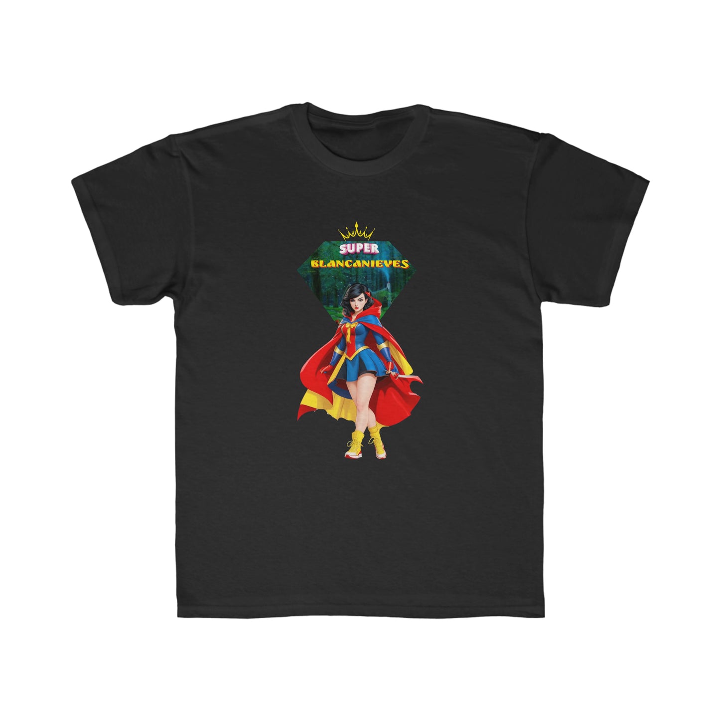 Camiseta de corte regular para niños - Princesas Heroína Blancanieves - 05