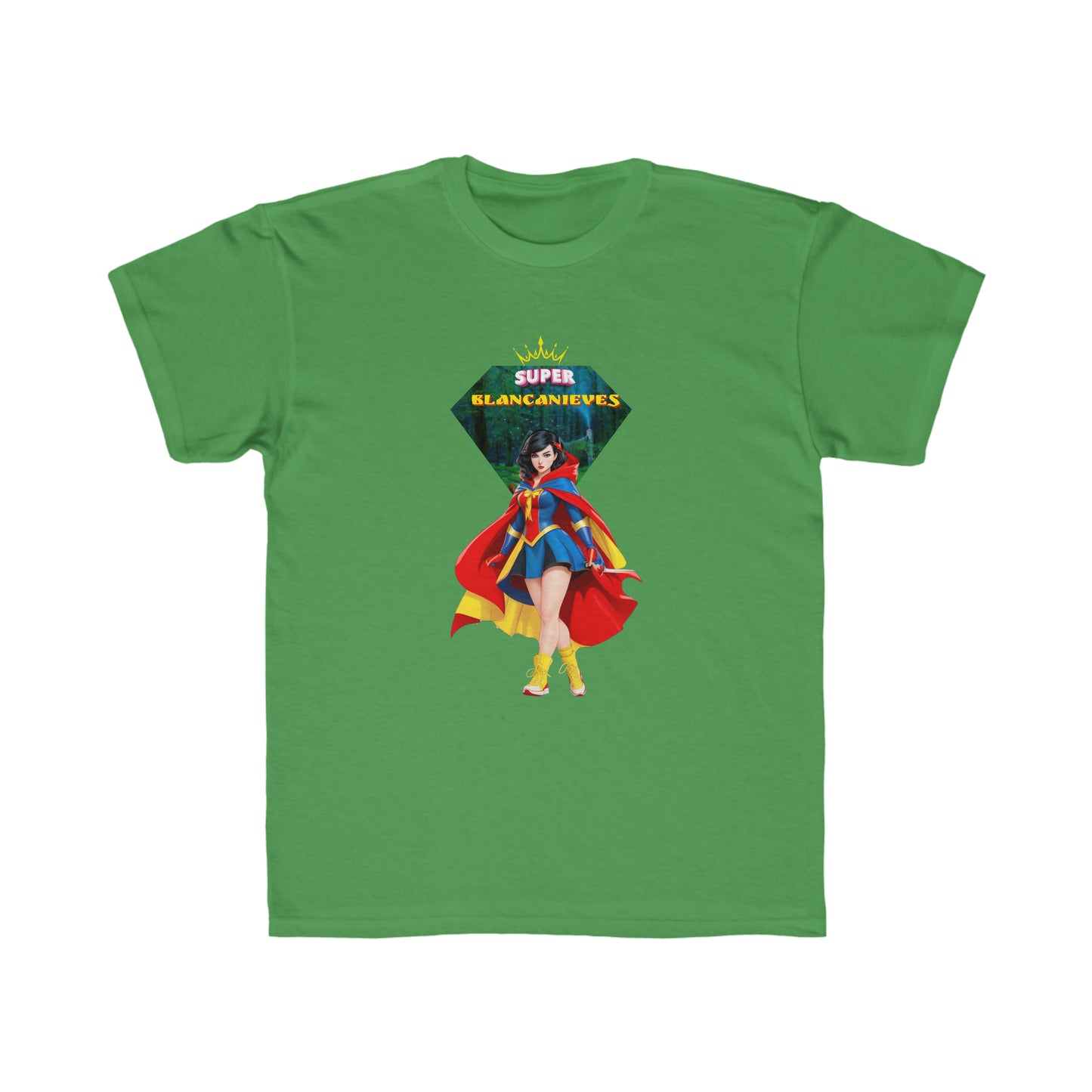 T-shirt Coupe Régulière Enfant - Princesses Héroïne Blanche-Neige - 05