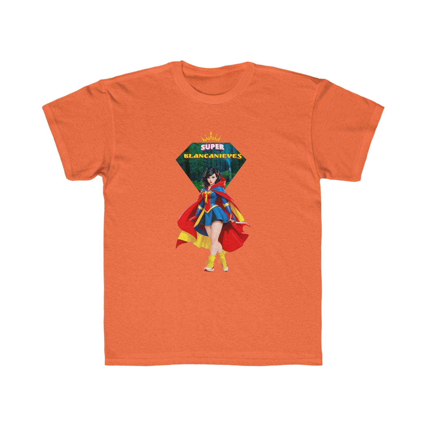 T-shirt Coupe Régulière Enfant - Princesses Héroïne Blanche-Neige - 05