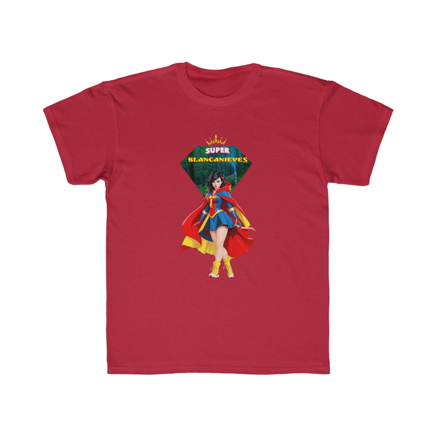 Camiseta de corte regular para niños - Princesas Heroína Blancanieves - 05