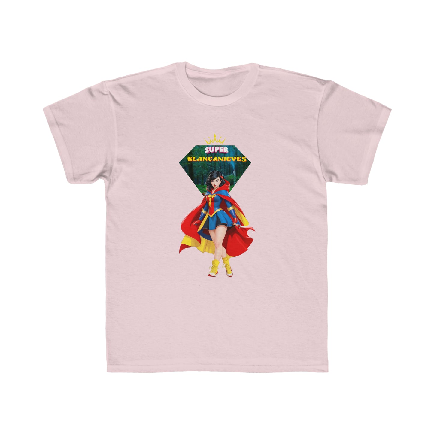 T-shirt Coupe Régulière Enfant - Princesses Héroïne Blanche-Neige - 05