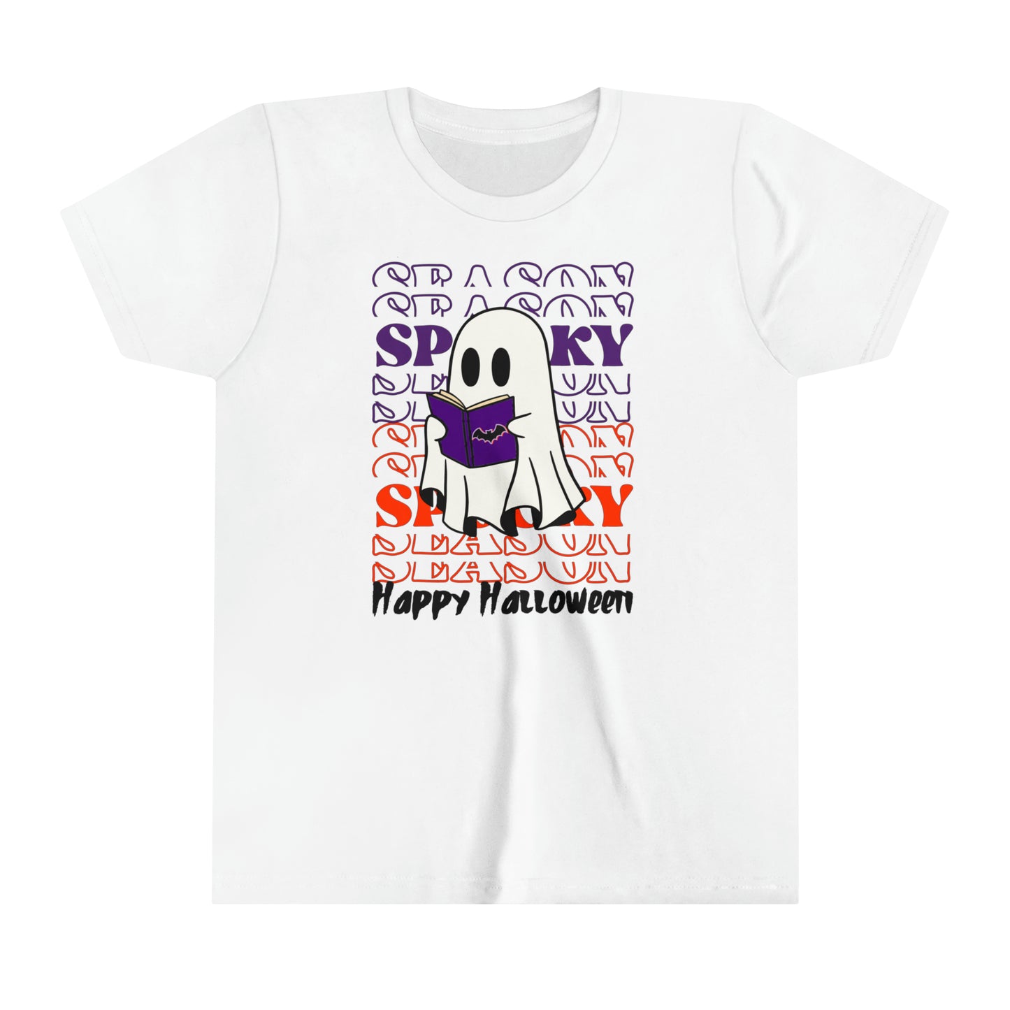 Youth Short Sleeve Tee - Halloween - Little Ghost - 07