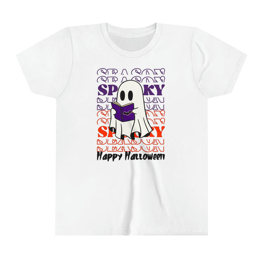 Camiseta de manga corta juvenil - Halloween - Little Ghost - 07