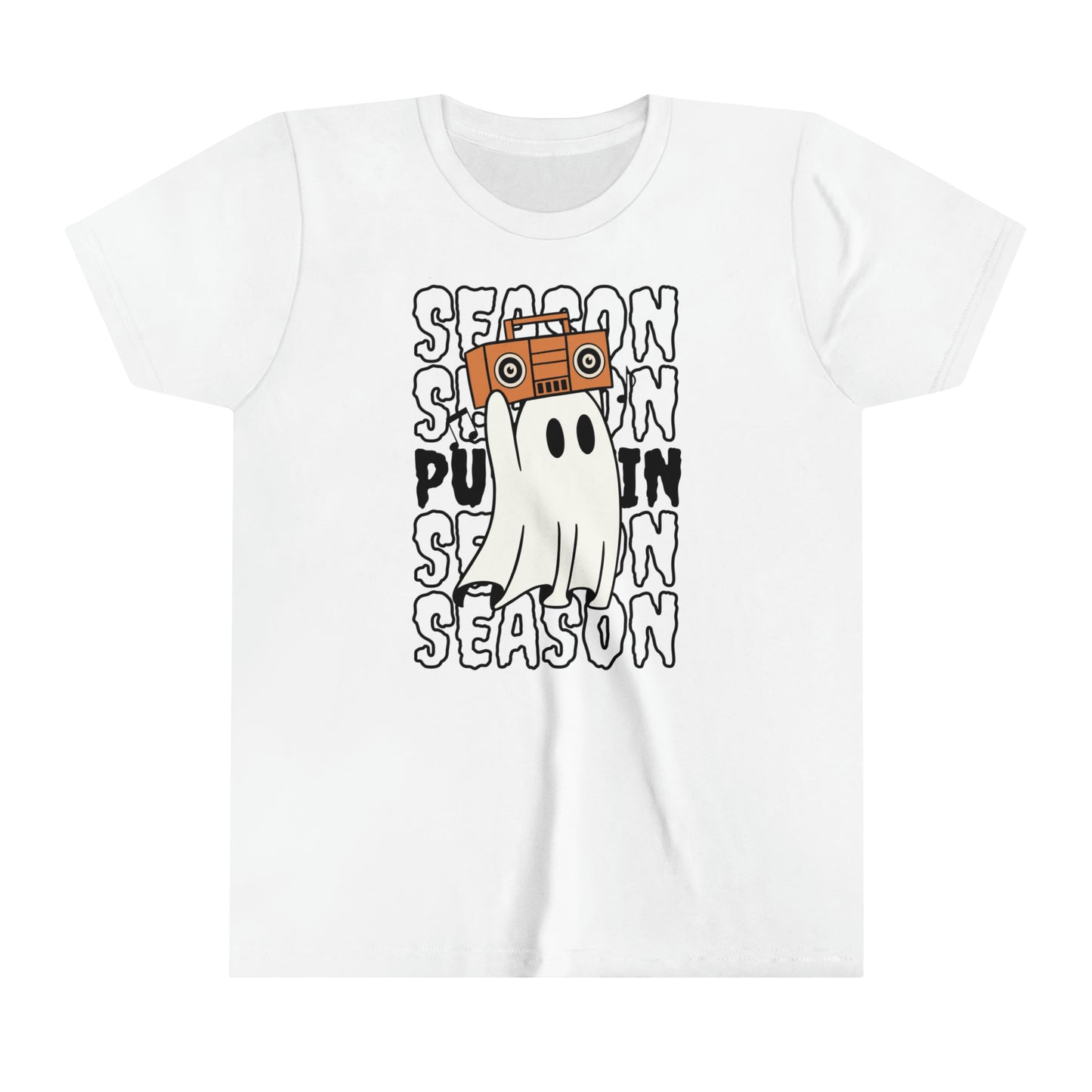 Camiseta de manga corta juvenil - Halloween - Pequeño fantasma - 15
