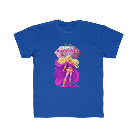 Camiseta de corte regular para niños - Princesas Heroína Rapunzel