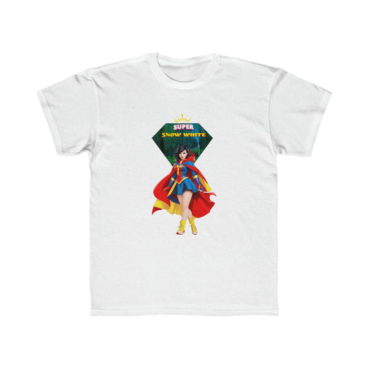 Camiseta de corte regular para niños - Princesas Heroína Blancanieves - 06