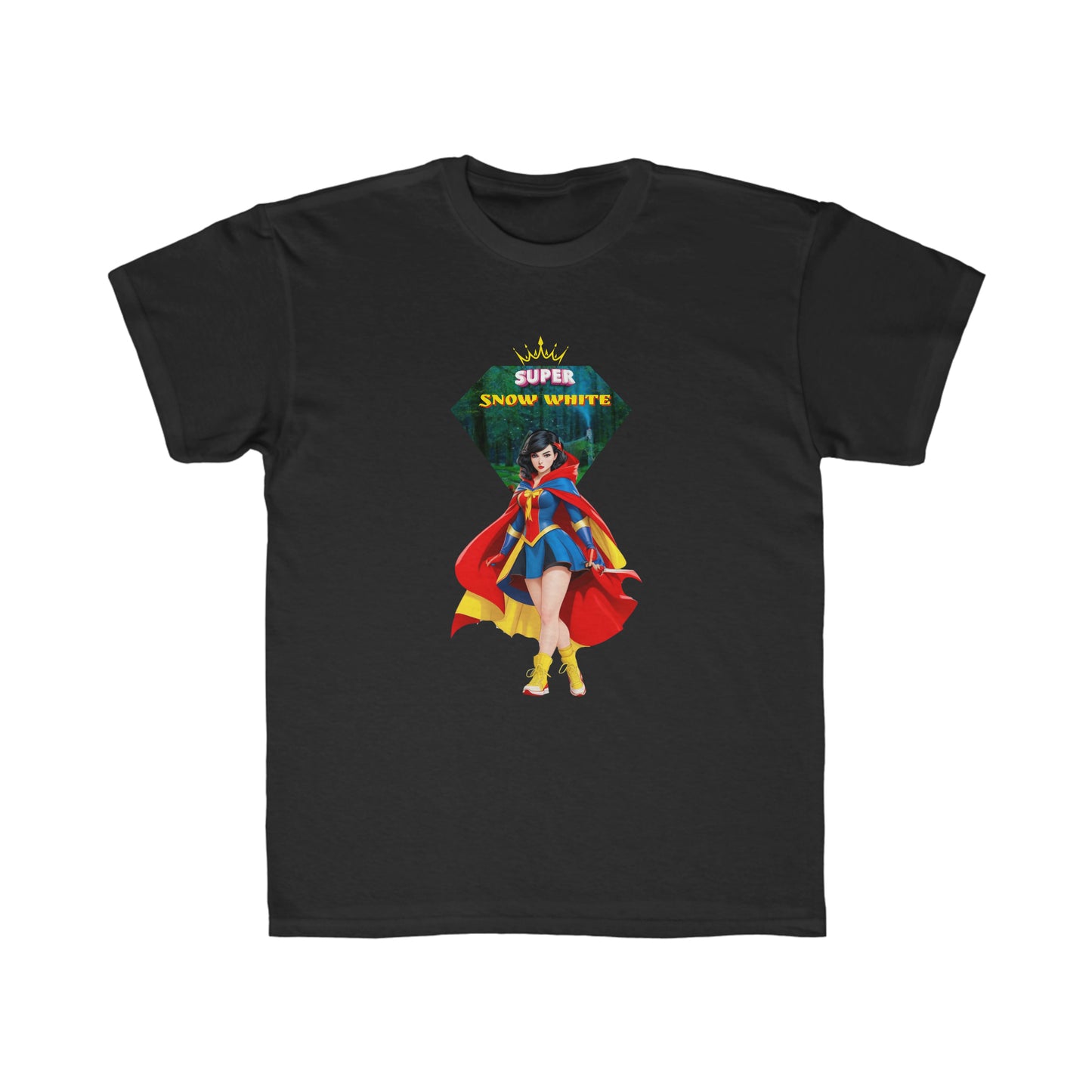 T-shirt Coupe Régulière Enfant - Princesses Héroïne Blanche-Neige - 06