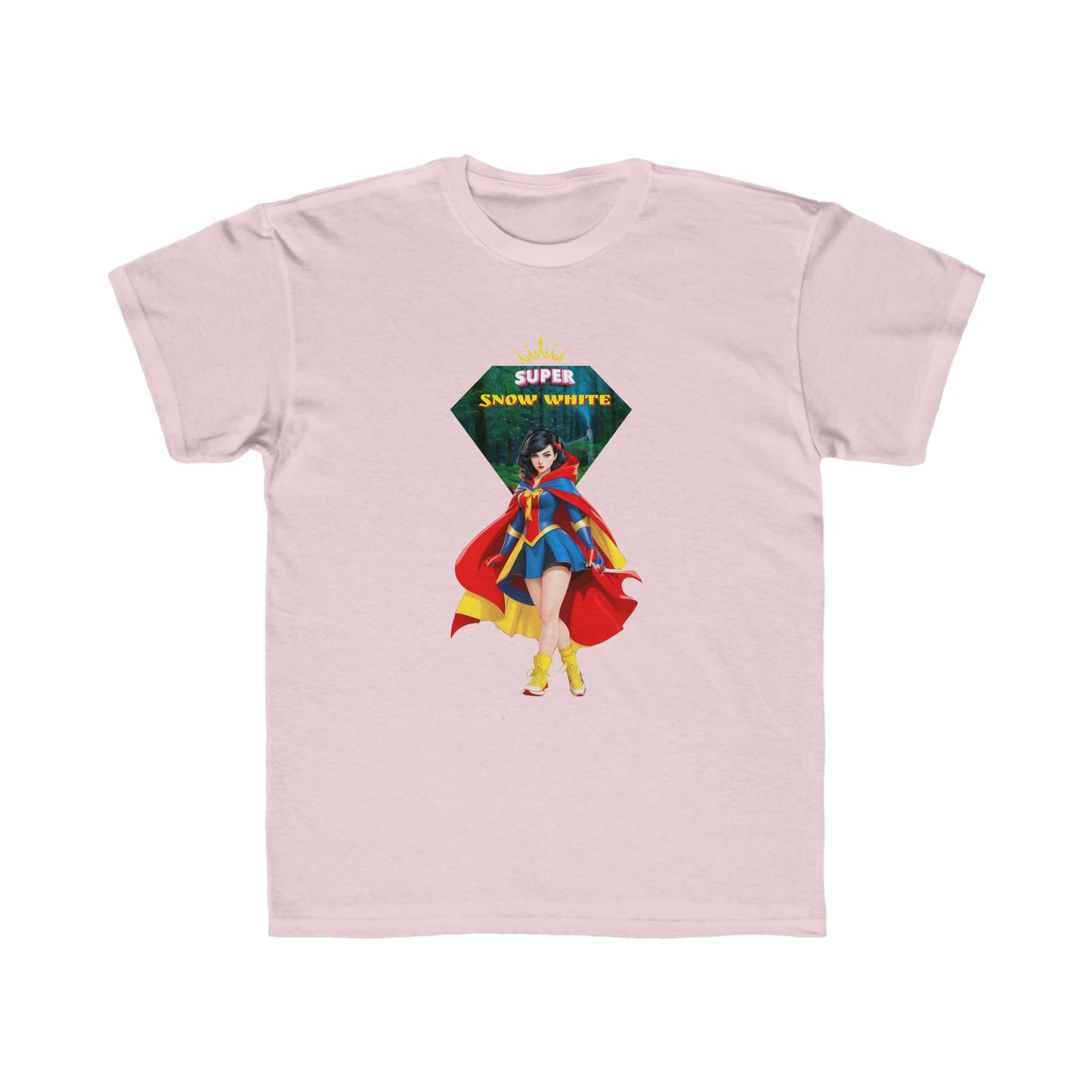 T-shirt Coupe Régulière Enfant - Princesses Héroïne Blanche-Neige - 06