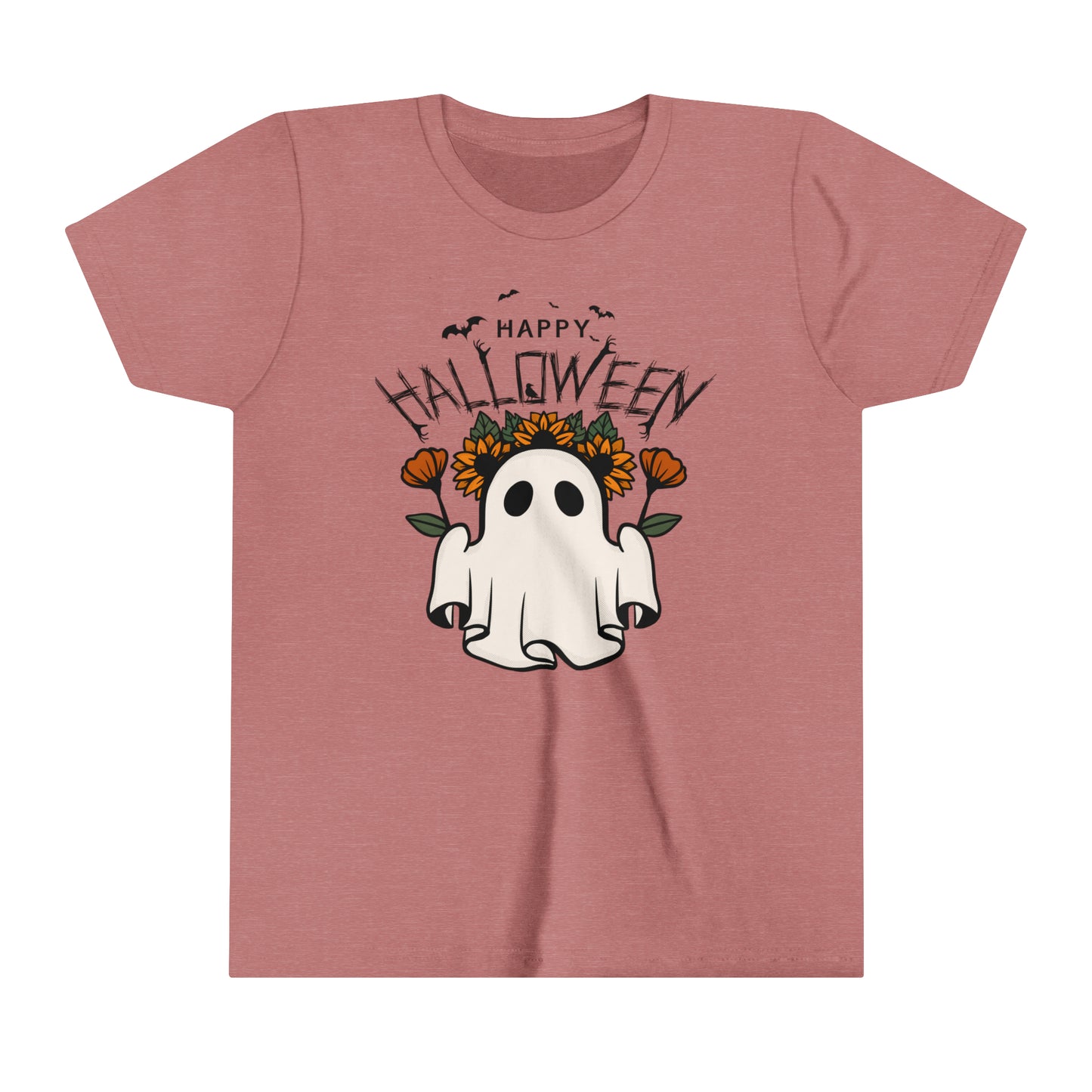 T-shirt à manches courtes pour jeunes - Halloween - Petit Fantôme - 03