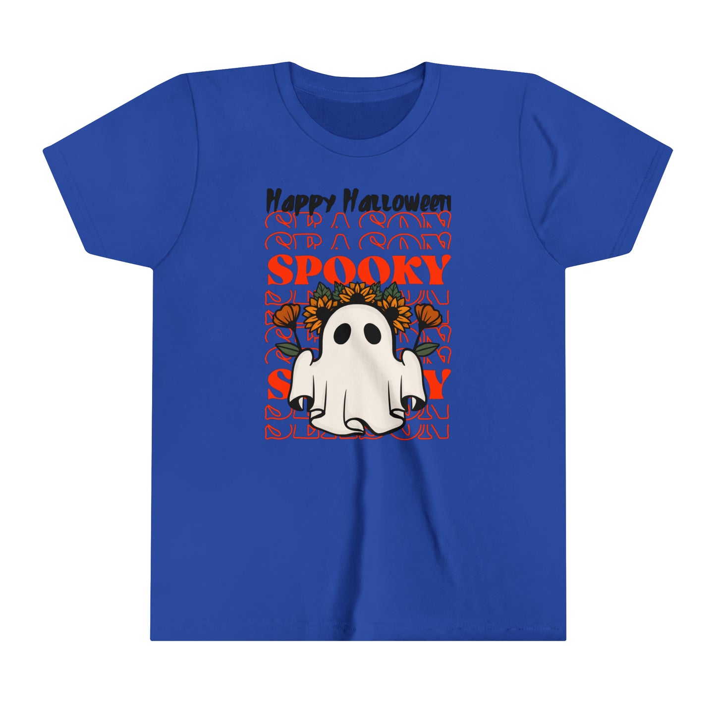 Youth Short Sleeve Tee - Halloween - Little Ghost - 11