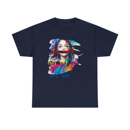 Camiseta unisex de algodón pesado - Amor y libertad - 04