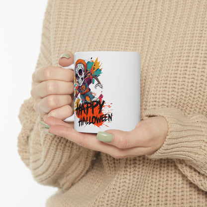 Taza de Cerámica 11oz - Halloween - Calavera joven