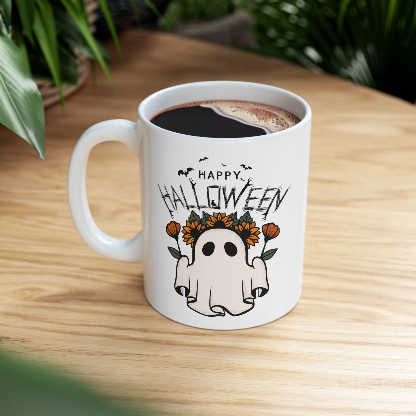 Ceramic Mug 11oz - Halloween - Little Ghost - 03