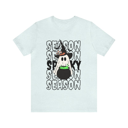 Camiseta de manga corta unisex Jersey - Halloween - Pequeño fantasma - 14