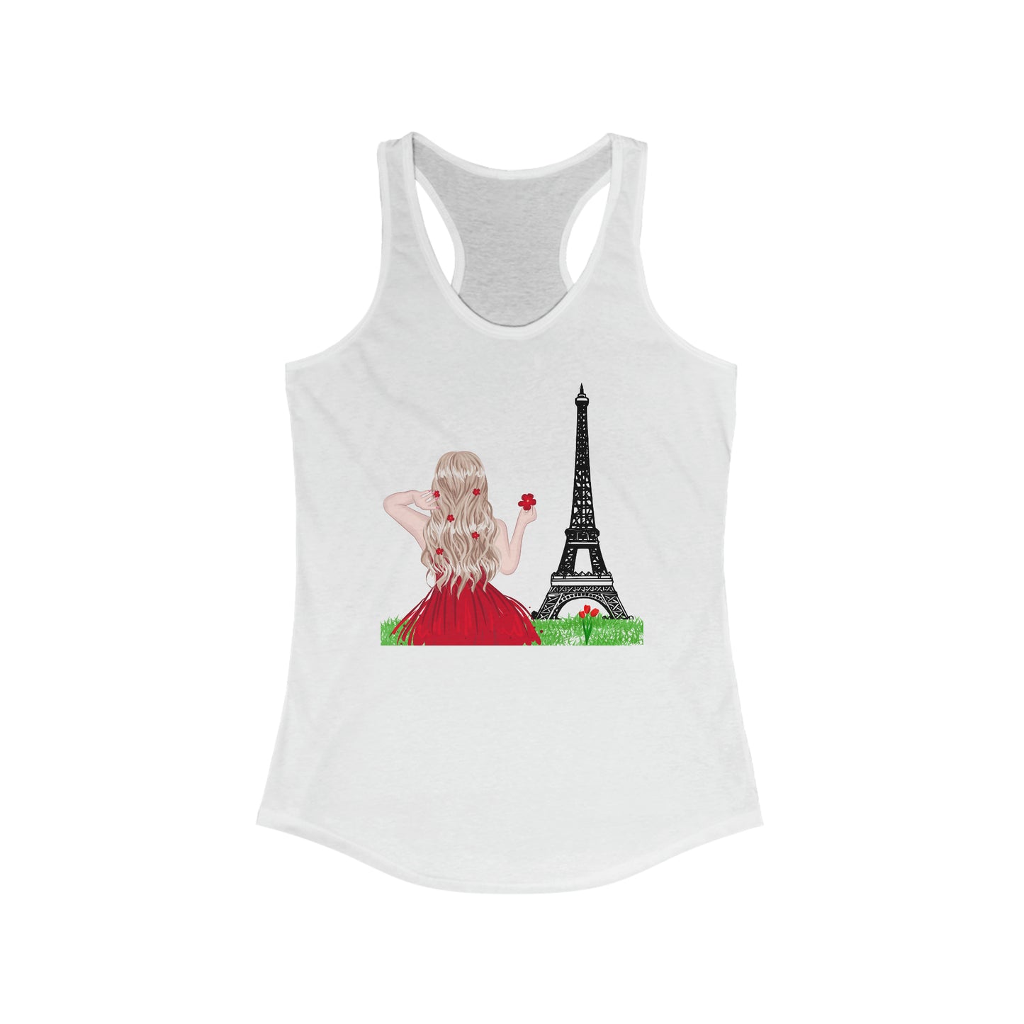 Camiseta sin mangas ideal con espalda cruzada para mujer - Girl in Paris