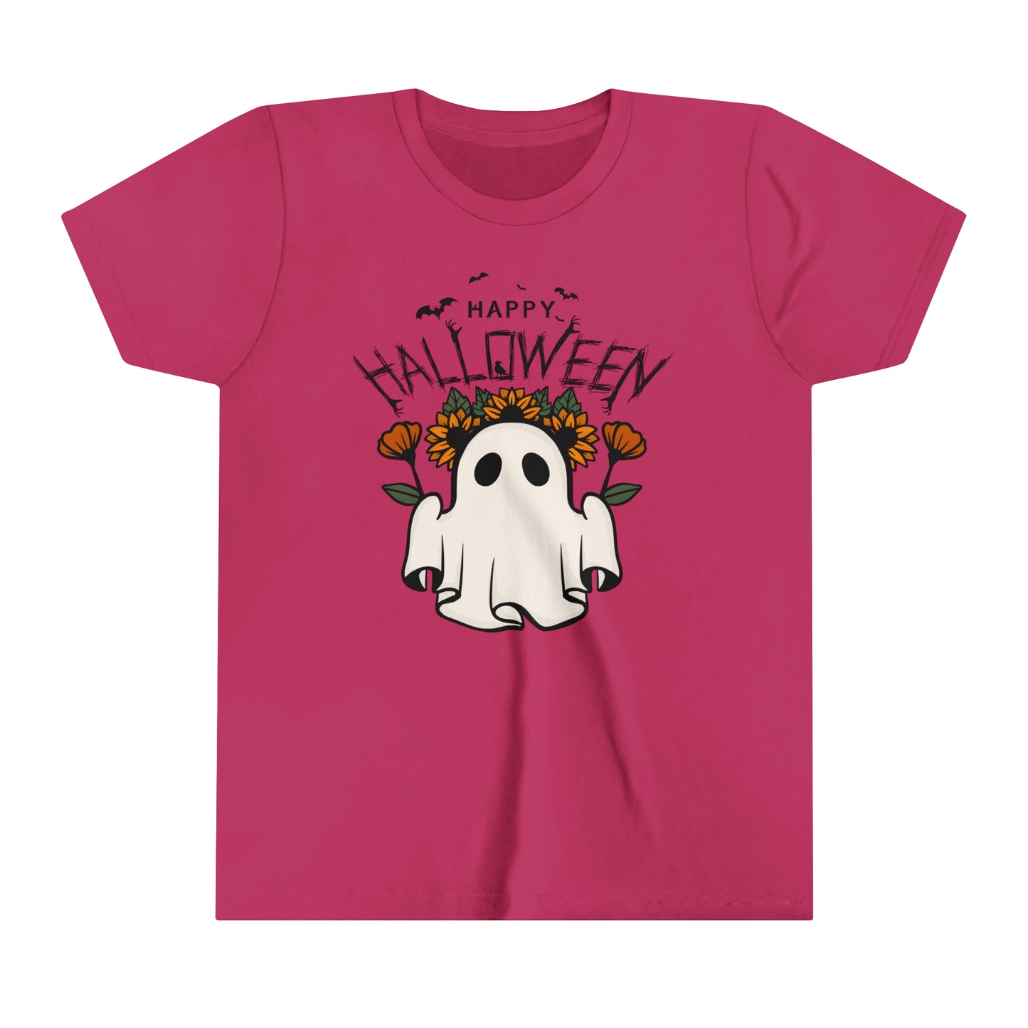 T-shirt à manches courtes pour jeunes - Halloween - Petit Fantôme - 03