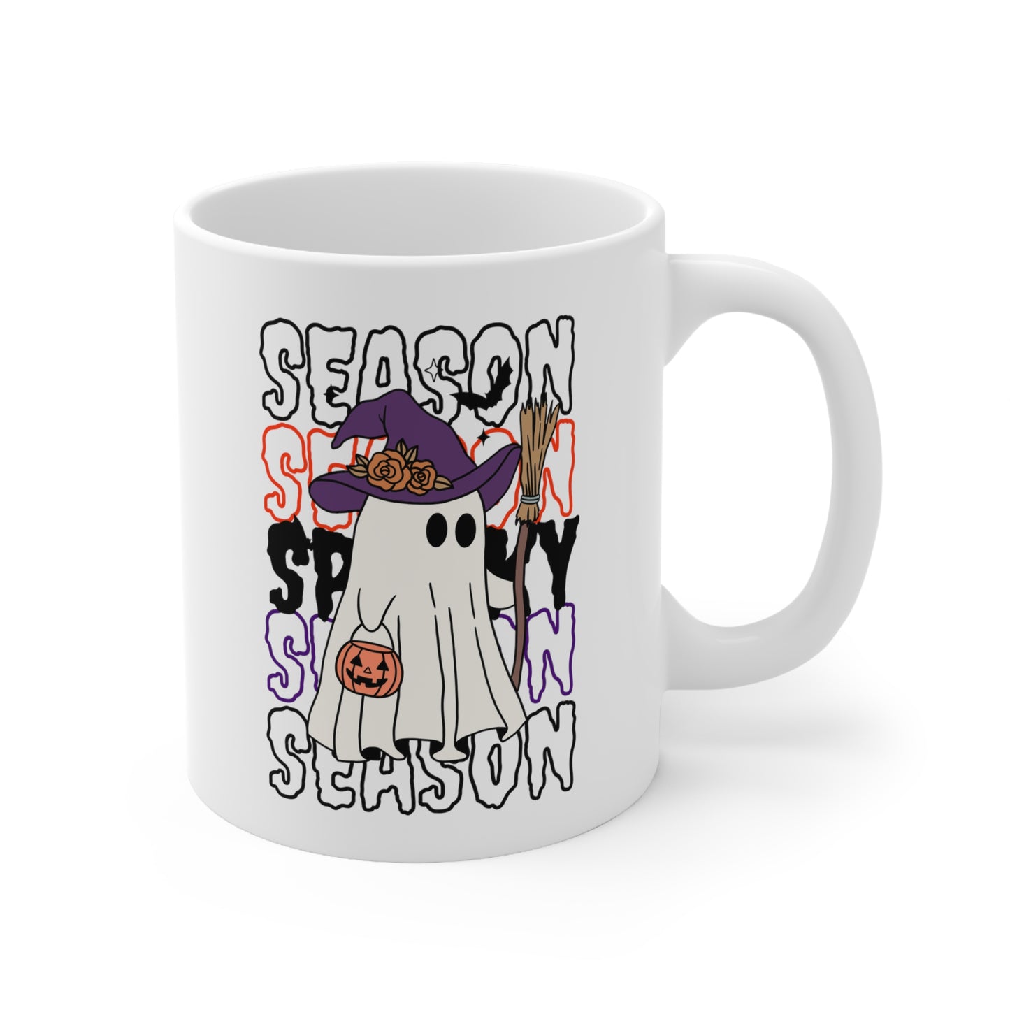 Mug en céramique 11oz - Halloween - Petit Fantôme - 13