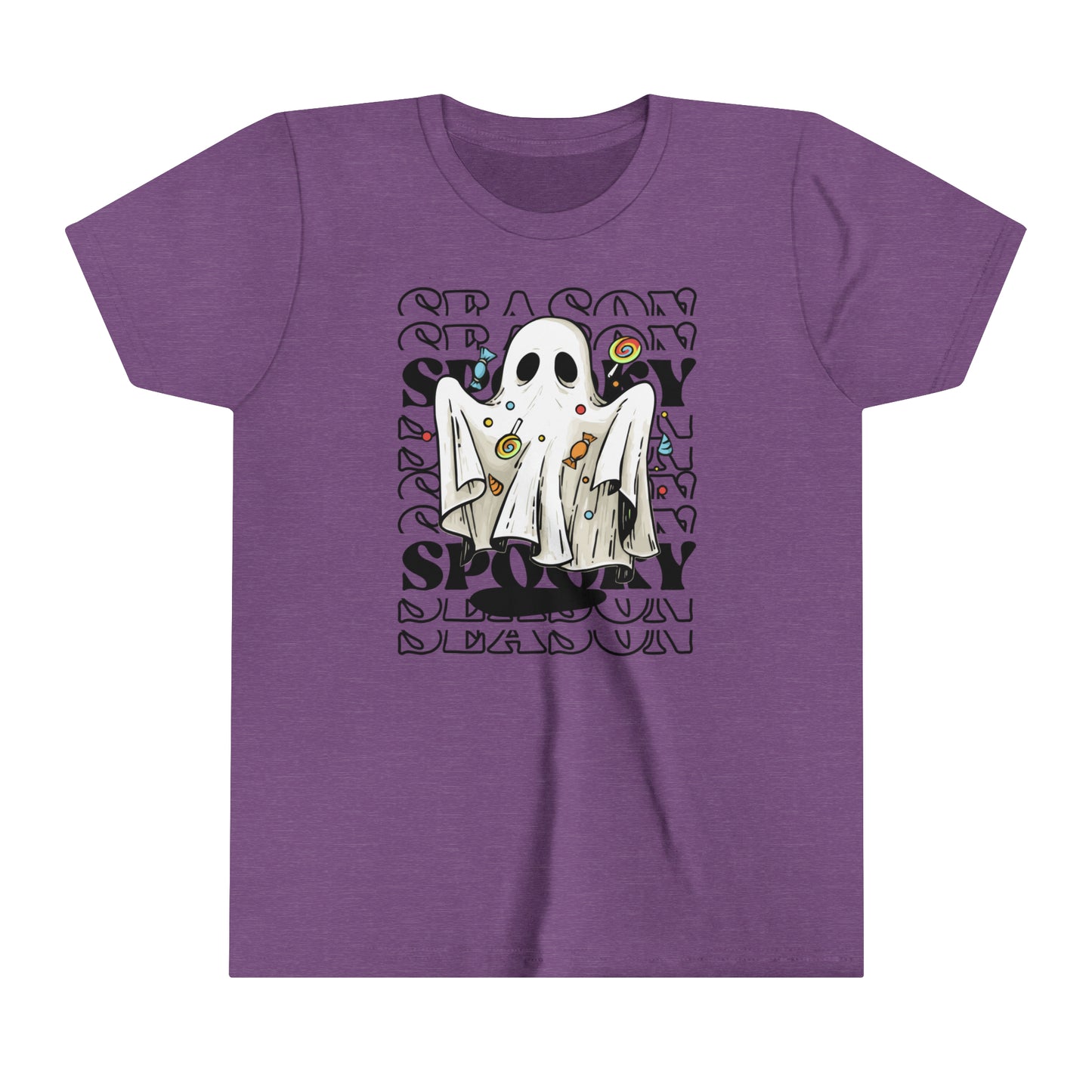 Youth Short Sleeve Tee - Halloween - Little Ghost - 05