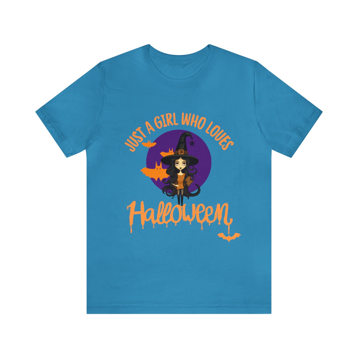 Unisex Jersey Short Sleeve Tee - Halloween - Just a Girl - 01