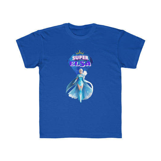 Camiseta de corte regular para niños - Princesas Heroína Elsa
