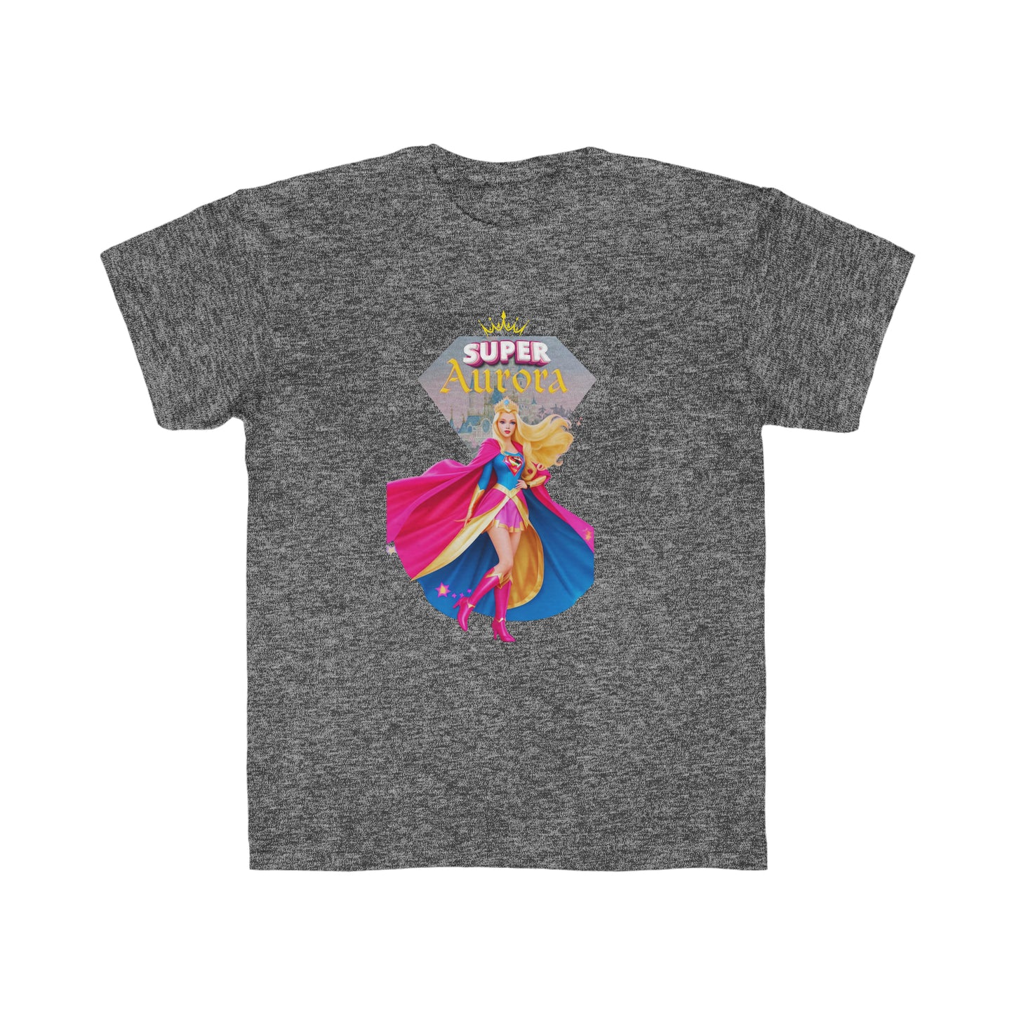 Camiseta de corte regular para niños - Princesas Heroína Aurora - 01