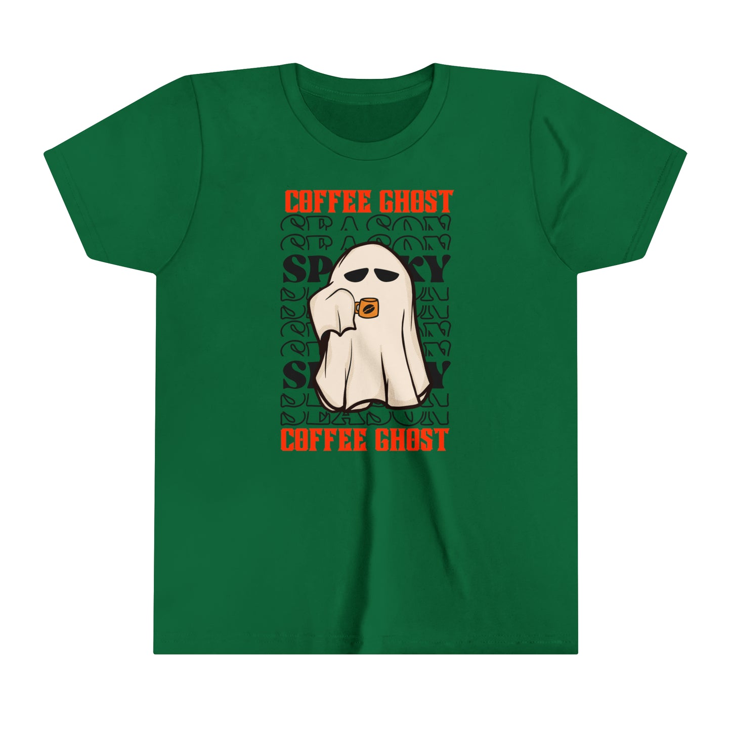 Youth Short Sleeve Tee - Halloween - Little Ghost - 12