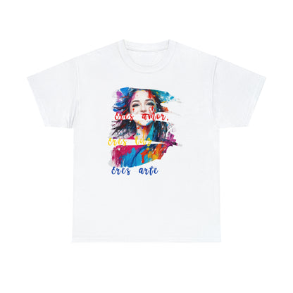Camiseta unisex de algodón pesado - Amor y libertad - 04
