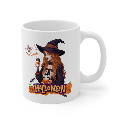 Mug en céramique 11oz - Sorcière d'Halloween - 04