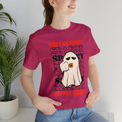 Camiseta de manga corta unisex Jersey - Halloween - Pequeño fantasma - 12