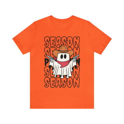 Camiseta de manga corta de jersey unisex - Halloween - Pequeño fantasma - 17