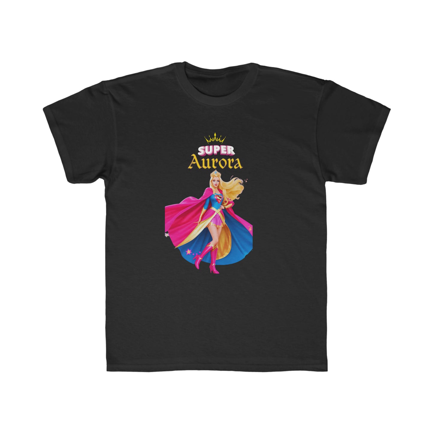 Camiseta de corte regular para niños - Princesas Heroína Aurora - 02