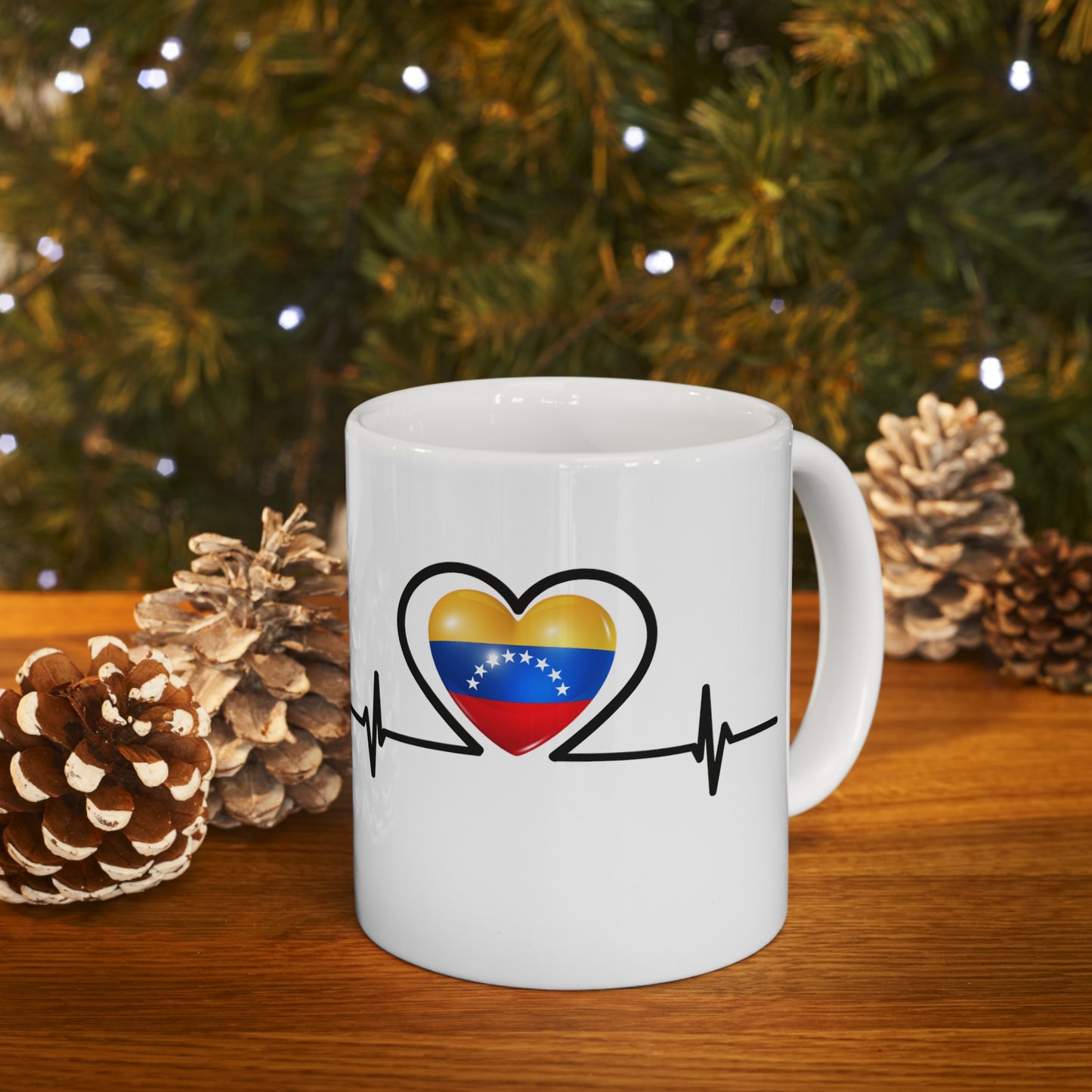 Ceramic Mug 11 oz - Venezuela's flag