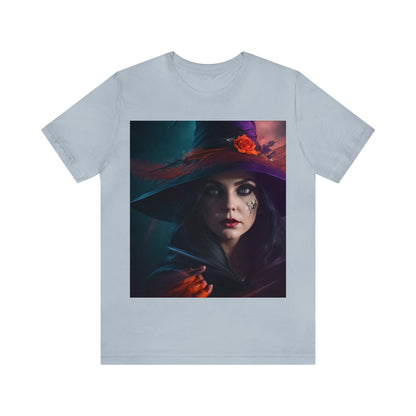 Camiseta de manga corta unisex Jersey - Halloween Witch AI - 06