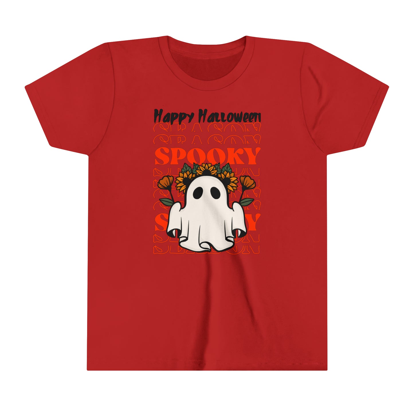 Camiseta de manga corta juvenil - Halloween - Little Ghost - 11