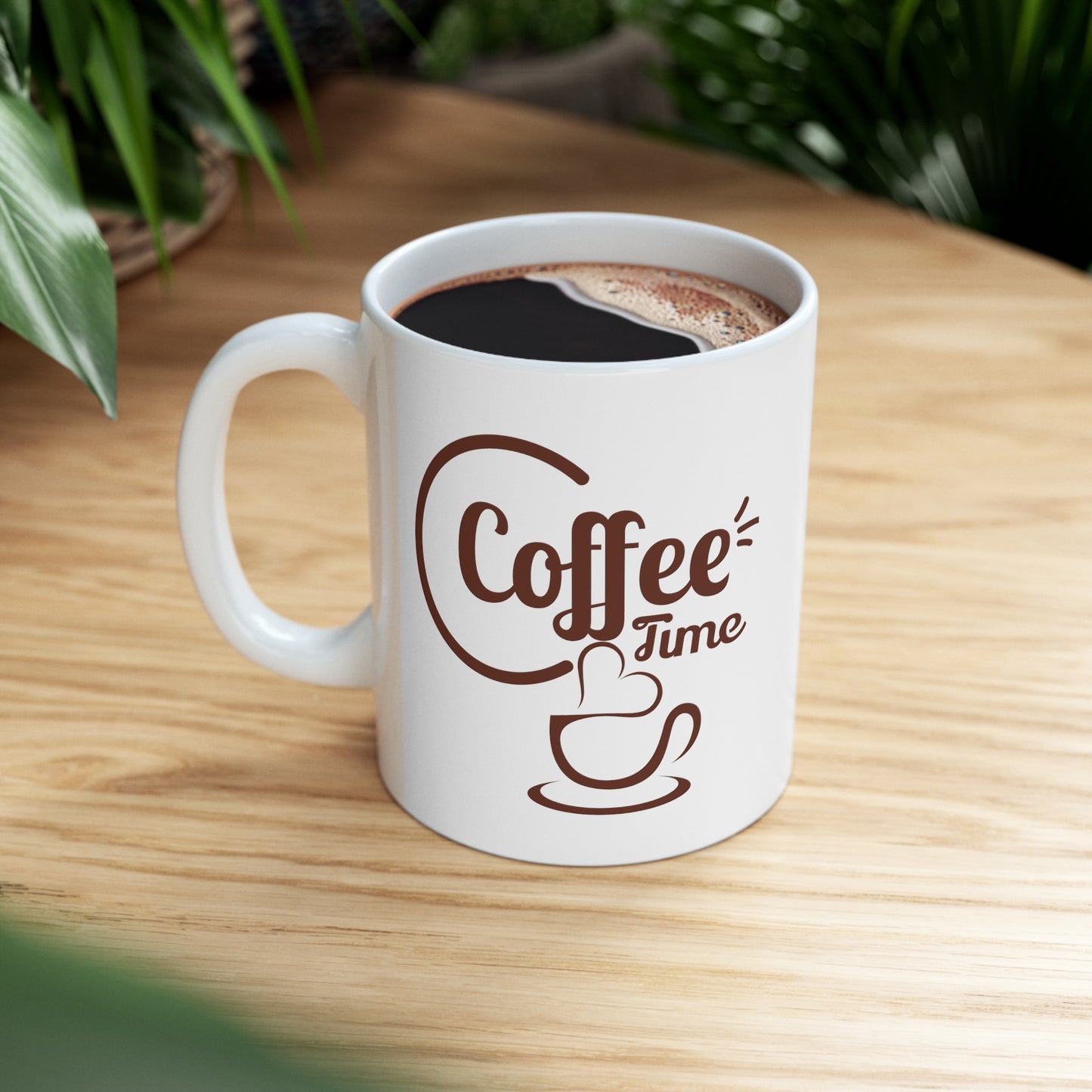 Ceramic Mug 11oz - Coffee time