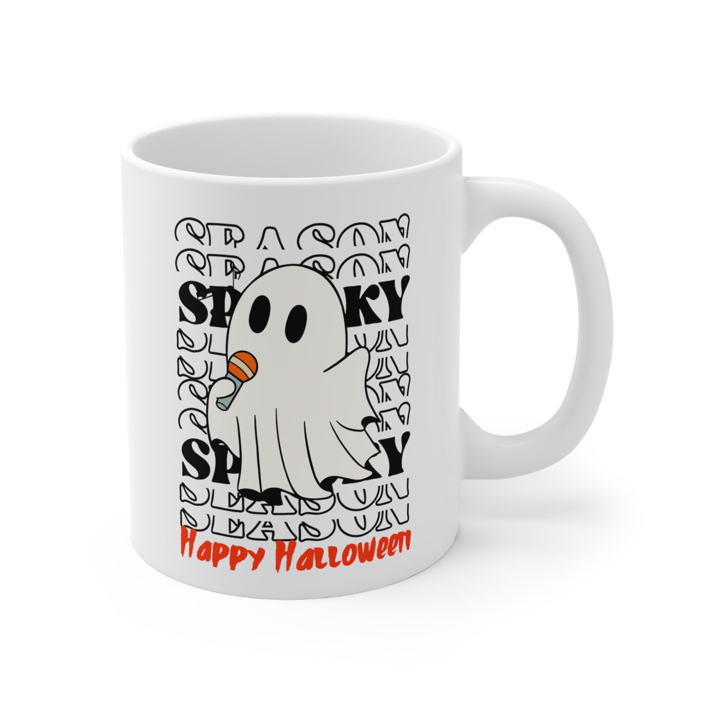 Ceramic Mug 11oz - Halloween - Little Ghost - 06
