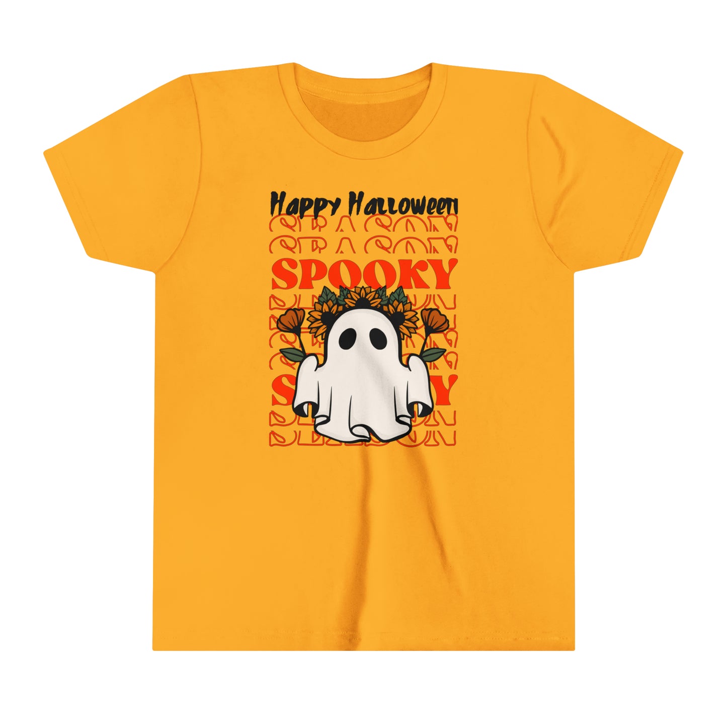 Camiseta de manga corta juvenil - Halloween - Little Ghost - 11