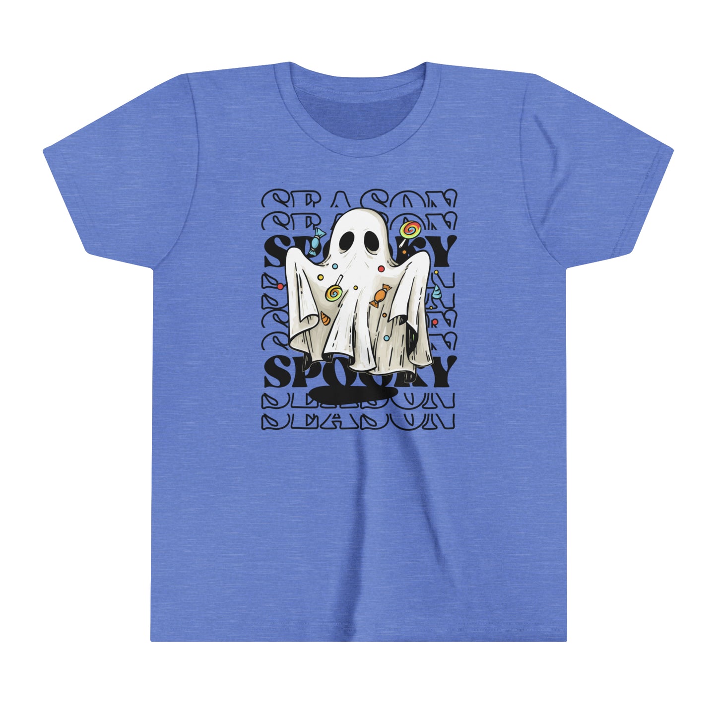 Youth Short Sleeve Tee - Halloween - Little Ghost - 05