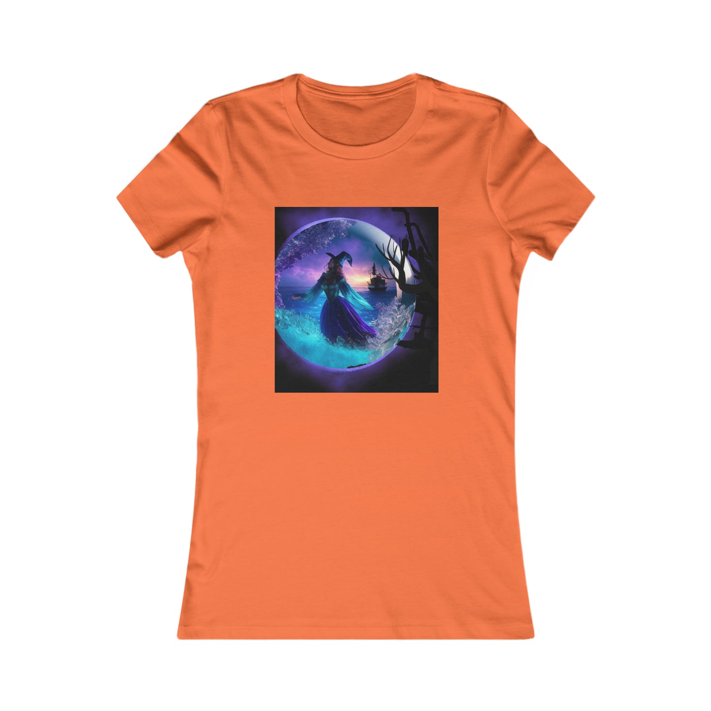 Camiseta favorita de las mujeres - Halloween Witch AI - 02