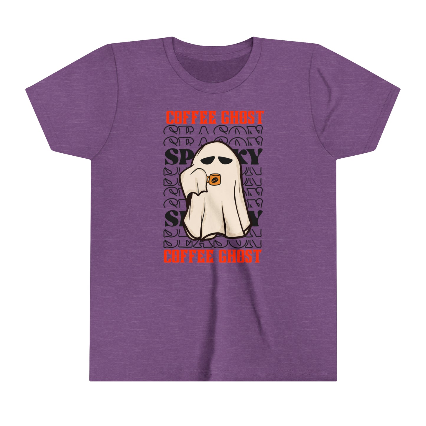 Youth Short Sleeve Tee - Halloween - Little Ghost - 12