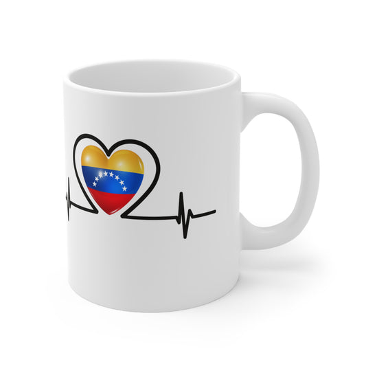Mug en céramique 11 oz - Drapeau du Venezuela