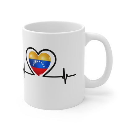 Mug en céramique 11 oz - Drapeau du Venezuela