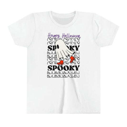 Youth Short Sleeve Tee - Halloween - Little Ghost - 10