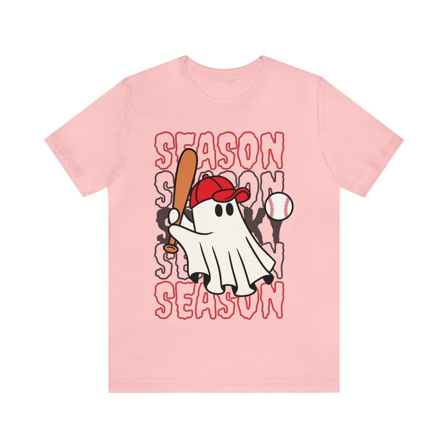 Unisex Jersey Short Sleeve Tee - Halloween - Little Ghost - 19