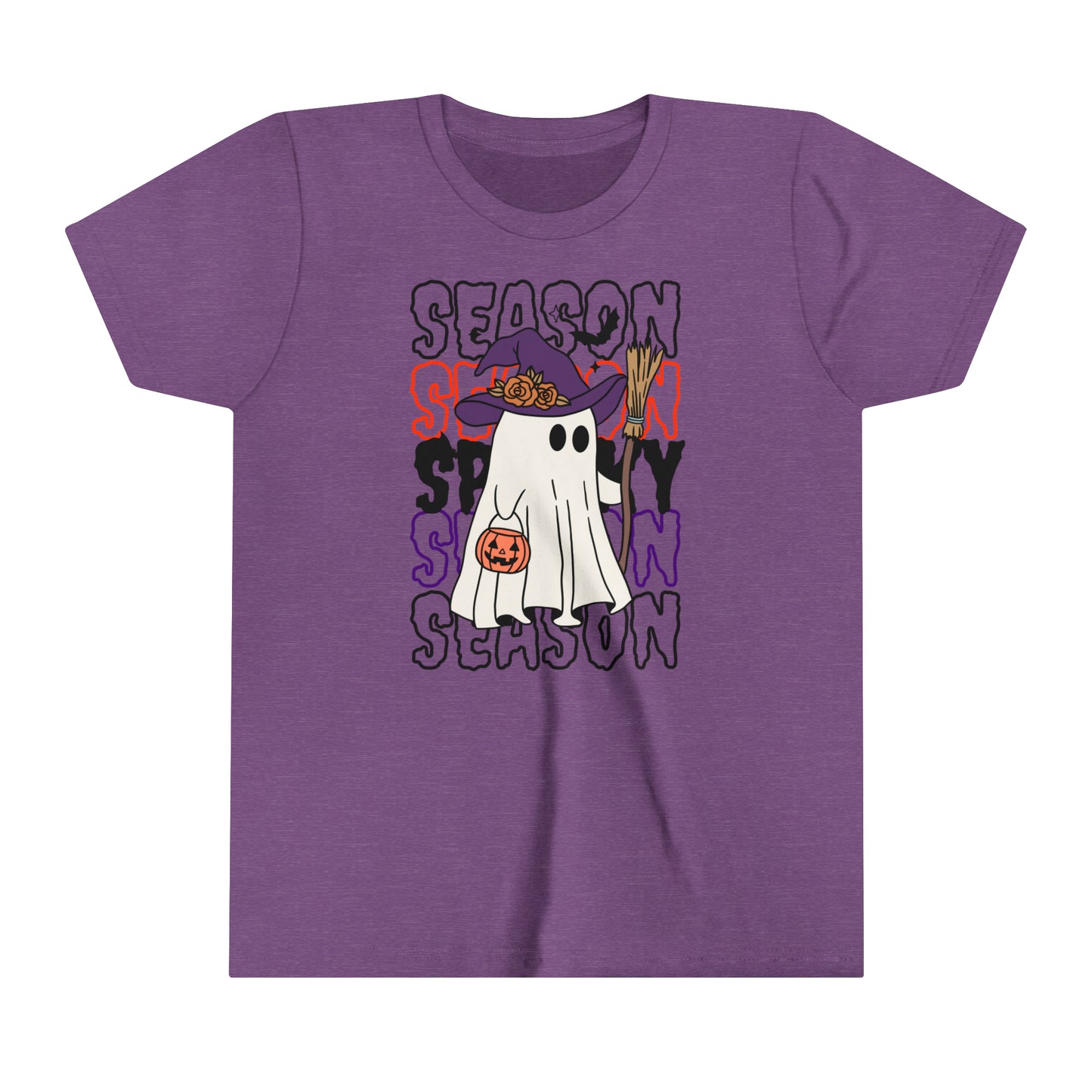 Camiseta de manga corta juvenil - Halloween - Little Ghost - 13