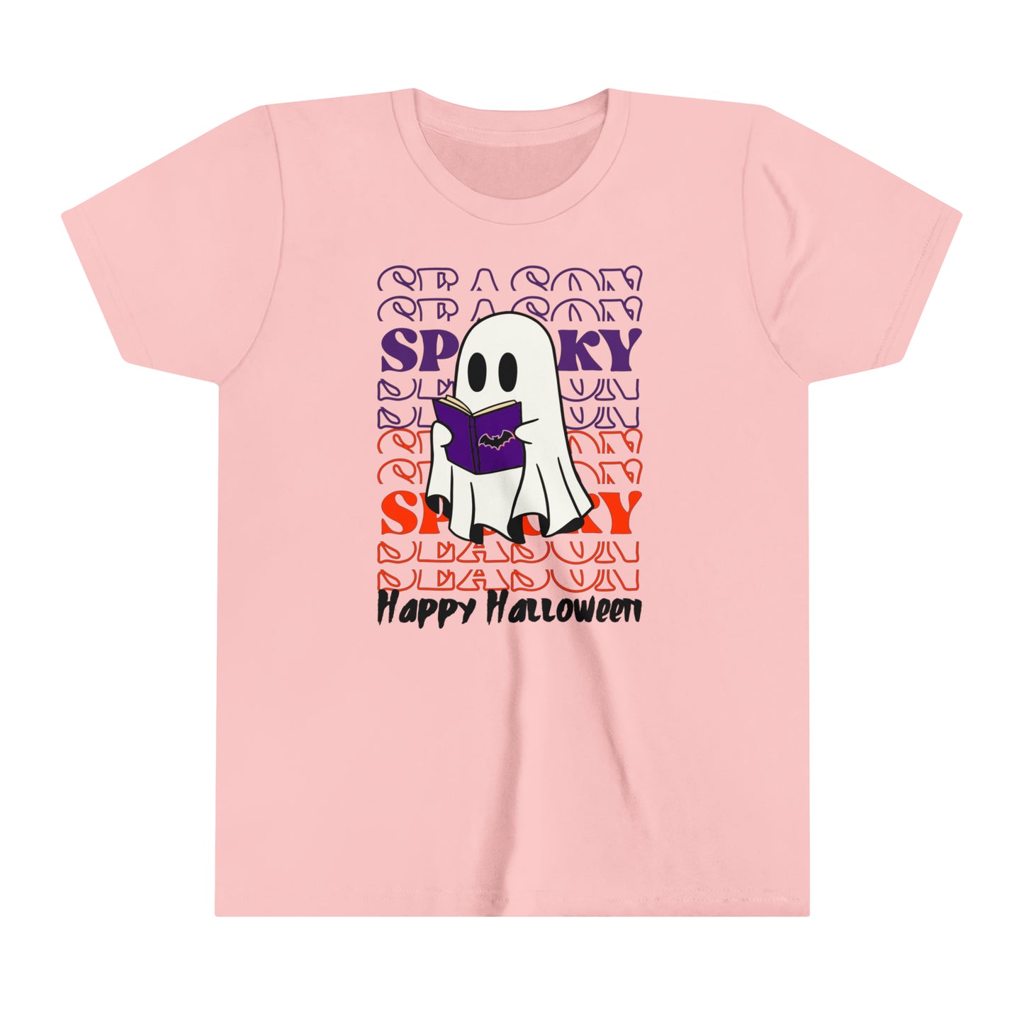 Youth Short Sleeve Tee - Halloween - Little Ghost - 07