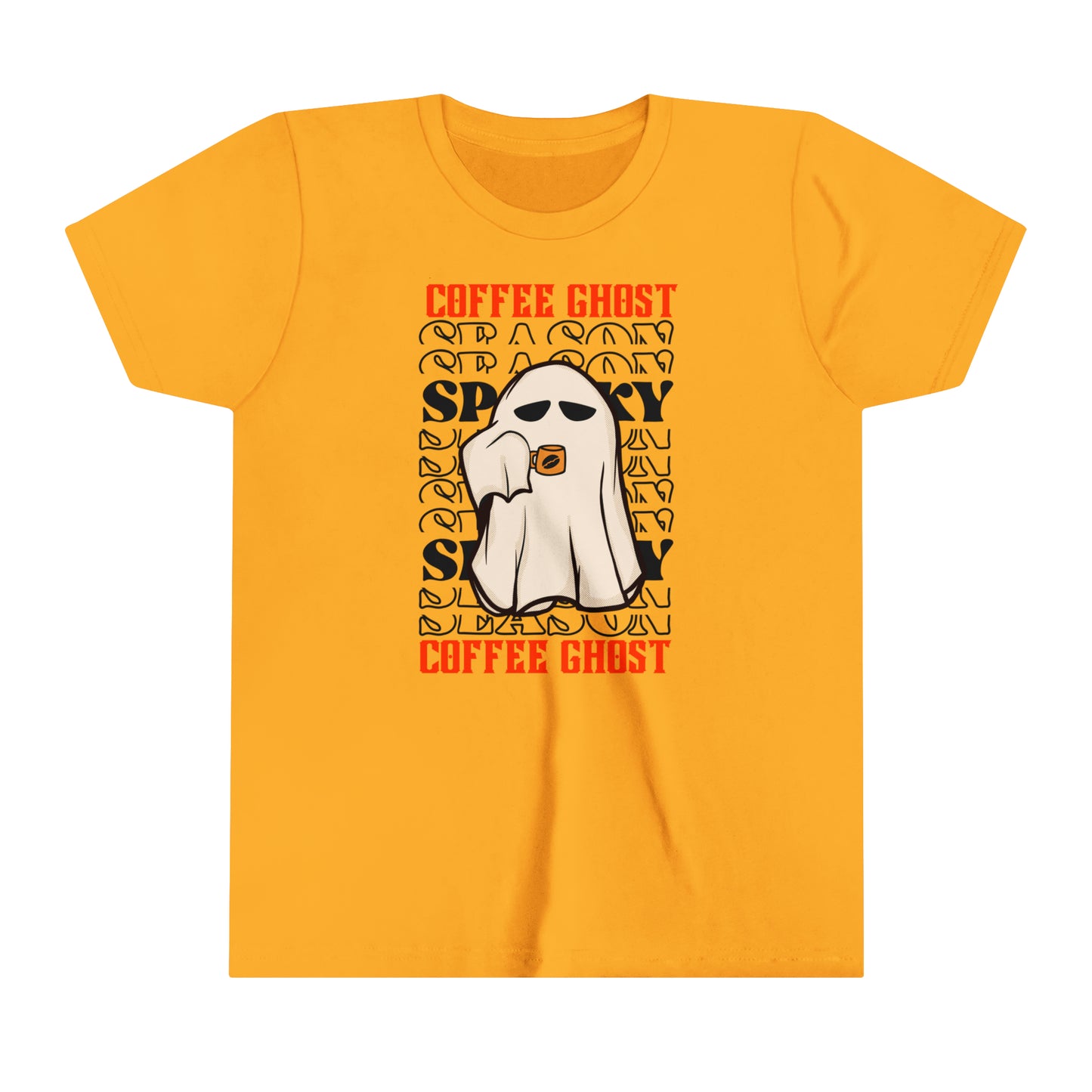 Youth Short Sleeve Tee - Halloween - Little Ghost - 12