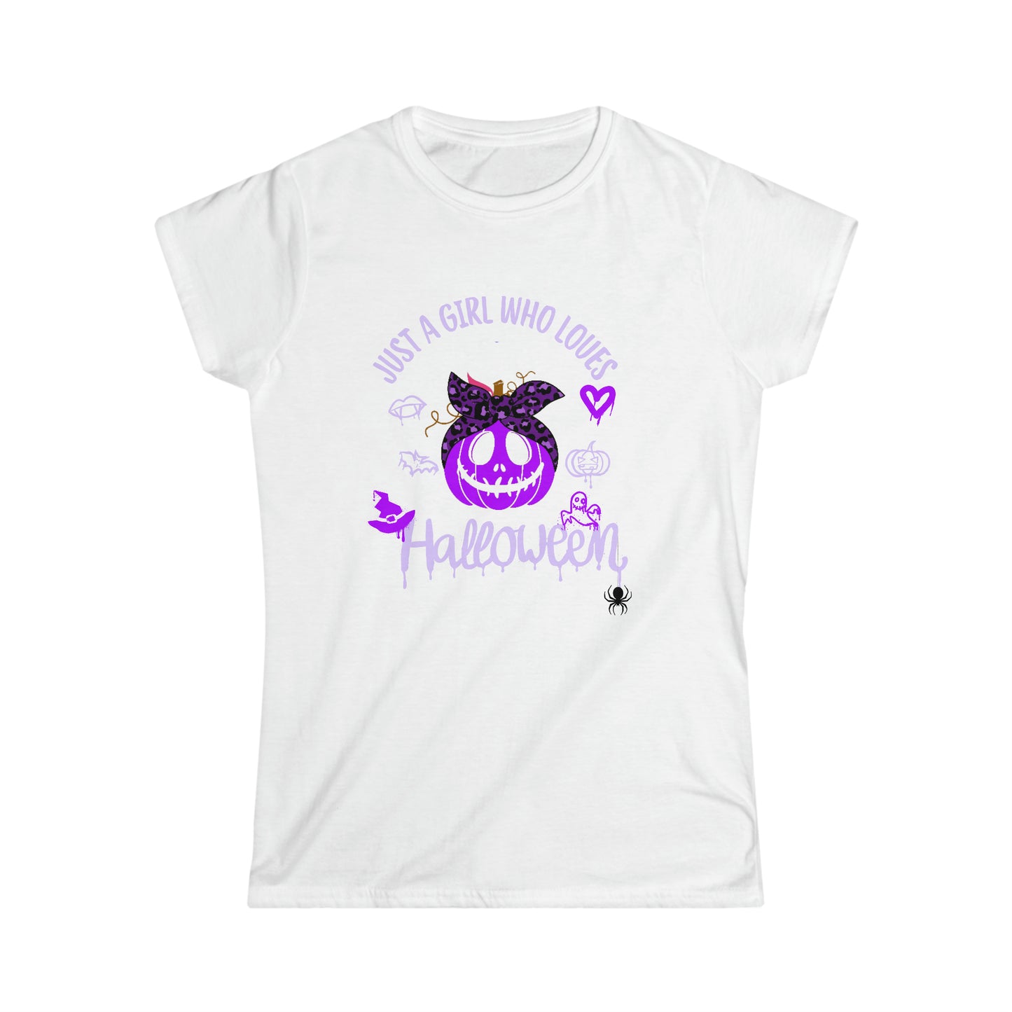 Camiseta Softstyle para mujer - Halloween - Sólo una niña - 02