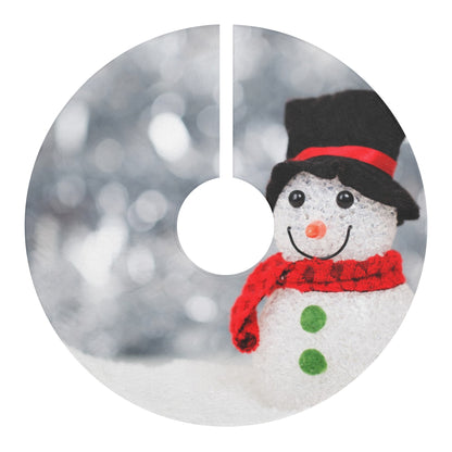 Christmas Tree Skirts - Merry Christmas - Snowman